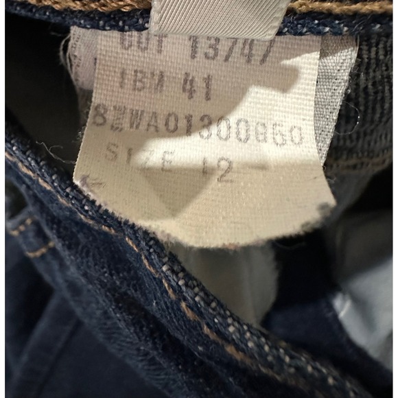 Vintage Calvin Klein High Rise Jeans Womens Sz 12 Blue Denim Cotton Straight - Picture 12 of 12